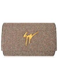 GIUSEPPE ZANOTTI Glittered Clutch Bag