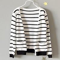 girls casualdaily striped sweater cardigan cotton spring fall long sle ...