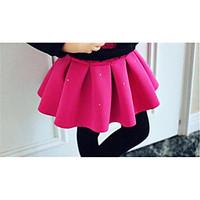 Girl Casual/Daily Solid Skirt-Cotton Winter