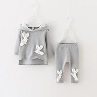 Girl Casual/Daily / Sports Solid Sets, Cotton Winter / Fall Half Sleeve Clothing Set