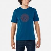 Giro Transfer Tee Shirt - Indigo / Redwood / Small