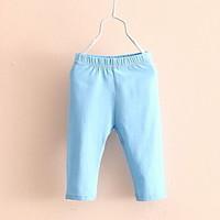Girls\' Pants Baby 2017 Summer Wear Leggings Korean Children\'s Clothing Female children\'s Mid Length Pant