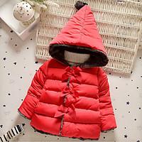 Girl\'s Casual/Daily Solid BlouseCotton / Polyester Winter / Spring / Fall Pink / Red / Gray