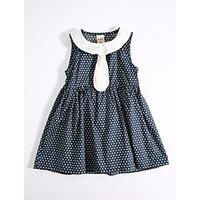 Girl\'s Casual/Daily Polka Dot Dress, Cotton Summer