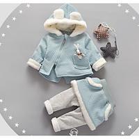 Girl Casual/Daily Solid Sets, Cotton Winter / Fall Clothing Set