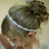 Girls European And American Popular Hair Accessories With High Quality Diamond Star Flower Hair Band