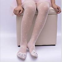 Girls Socks Stockings, Summer Spandex Blue / Pink / White