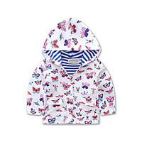 Girls Kids Casual/Daily Sports School Coat Cotton Winter Spring Fall Long Sleeve Hoodie Baby Jacket