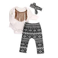 Girl Going out Casual/Daily Party/Cocktail Print Sets, Cotton Polyester All Seasons Long Sleeve Clothing Set