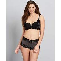 gigi padded balcony bra blackgrey