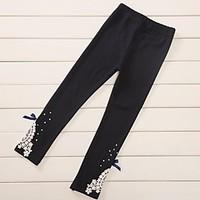 girls casualdaily solid pants cotton spring fall