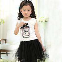 girls cotton fashion and lovely perfume bottle printed sleeveless top  ...