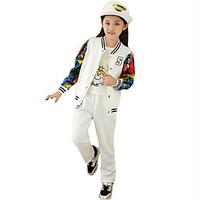 Girls Fashion Han Edition Baseball Uniform During Spring Autumn Fashion Leisure Sports Two-Piece Outfit