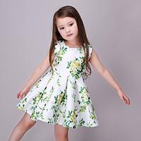 Girl\'s Casual/Daily Dress, Rayon Summer Green