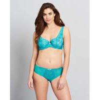 Gina Embroidered Spearmint Balcony Bra