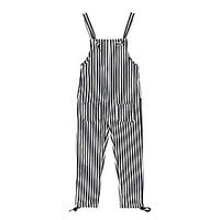 Girls\' Casual/Daily Striped Overall Jumpsuit Spring