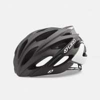 giro savant road bike helmet matt black white large