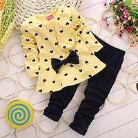 girls print clothing set cotton fall spring