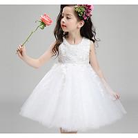 girls casualdaily solid dress cotton all seasons sleeveless