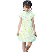 girls sports polka dot dress cotton all seasons spring fall long sleev ...