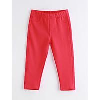 girls casualdaily solid pants cotton spring fall