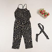 girls summer micro elastic thin sleeveless overalls jumpsuits cotton b ...