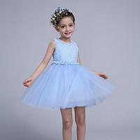 girls solid floral dress cotton summer spring sleeveless