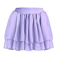 Girl\'s Stitching Lace Dress, Polyester Nylon All Seasons Sleeveless