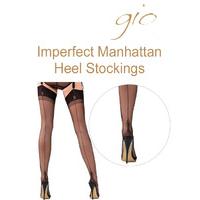 gio imperfect fully fashioned manhattan heel stockings