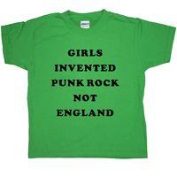 girls invented punk rock kids t shirt