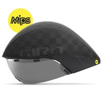 Giro Aerohead Ultimate MIPS Aero Tri Helmet - 2017 - Matt Black / Gloss Black / Medium / 55cm / 59cm