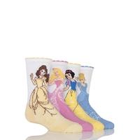Girls 4 Pair SockShop Disney Princess Socks