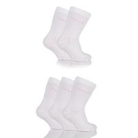 girls 5 pair baby elle white plain socks