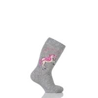 Girls 1 Pair Falke White Horse Cotton Socks