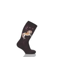 Girls 1 Pair Falke White Horse Cotton Socks