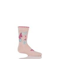 Girls 1 Pair Falke Butterfly Cotton Socks