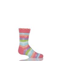 Girls 1 Pair Falke Cotton Seashell Striped Socks