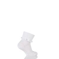 girls 1 pair falke romantic lace trim anklet socks