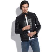 Giovanni Leather jacket DAVID men\'s Jacket in black