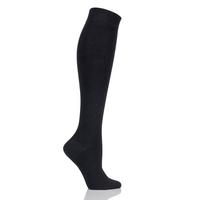 girls 1 pair sockshop plain bamboo knee high socks with comfort cuff a ...