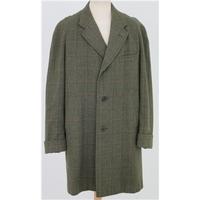 Gieves, size 42 green tweed mid-length coat