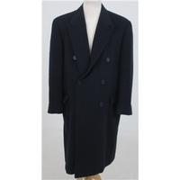 Gieves and Hawkes, size 42S navy cashmere overcoat