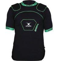 Gilbert Atomic V2 Body Armour Rugby Vest - Boys - Black/Green