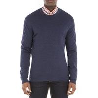 gibson london crew neck navy merino jumper xxl navy