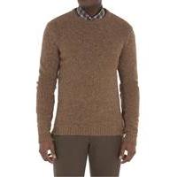 Gibson London Oatmeal Crew Neck Sweater with Donegal Fleck XXL Oatmeal