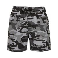 gildart camo print swim shorts in grey dissident