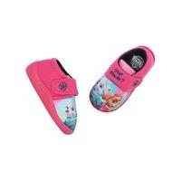 Girls Pink Paw Patrol Character Pup Power Slogan Slipper Shoes - Pink