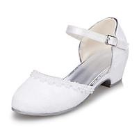 girls shoes outdoor casual round toe flats white