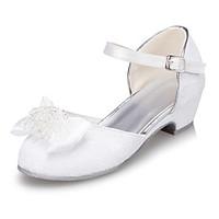 girls shoes outdoor casual round toe flats ivory