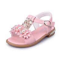 girls sandals flower girl shoes light soles pu spring summer wedding c ...